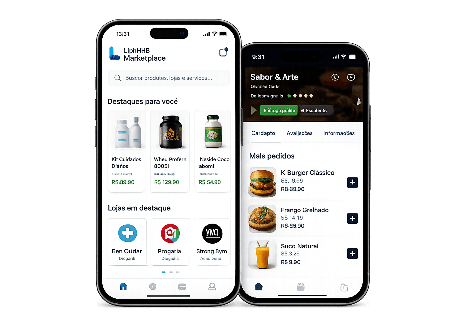 Vendedores conectados ao marketplace principal da LiphHub